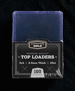 Thick Card Topload Holder - 2.5mm - 100pt - 25ct