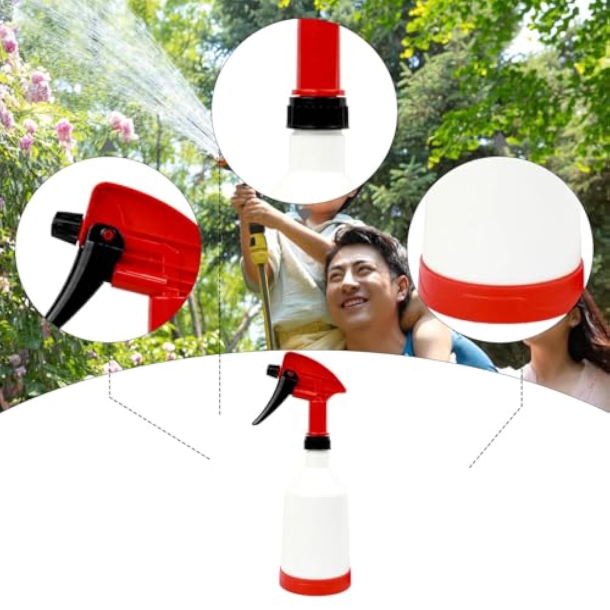 Hand Held Spray Bottle for Cleaning, 500ml Container