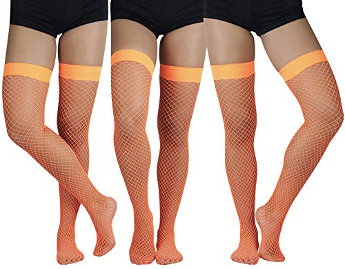 ToBeInStyle Womens Versitile and Stylish Every-day Fishnet Thigh Highs2