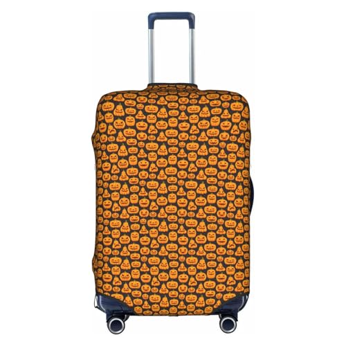 Housse de protection universelle blanche XL à motif citrouille d'Halloween pour organiseur de sac