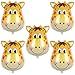 HORUIUS Giraffe Balloons Giraffe Shaped Foil Mylar Balloon Woodland Animals Balloons for Baby Shower Giraffe Jungle Safari Theme Birthday Party Supplies Decorations 5PCS