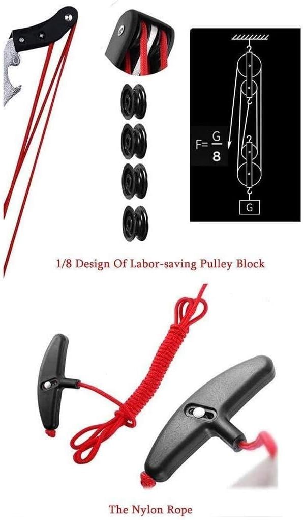 Retractable Telescopic Pruning Saw, 18FT/5.4M Extendable Pole Saw for Garden Tree Pruning, High-Altitude Branch and Leaf Trimmer Gardening Tool