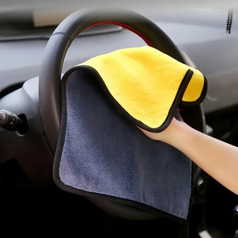 5 10 20 30PCS Microfiber Towel Car Cleaning Towel Multi-purpose Cleaning Cloth Kitchen Cleaning Rag Car Beauty Large — view 3