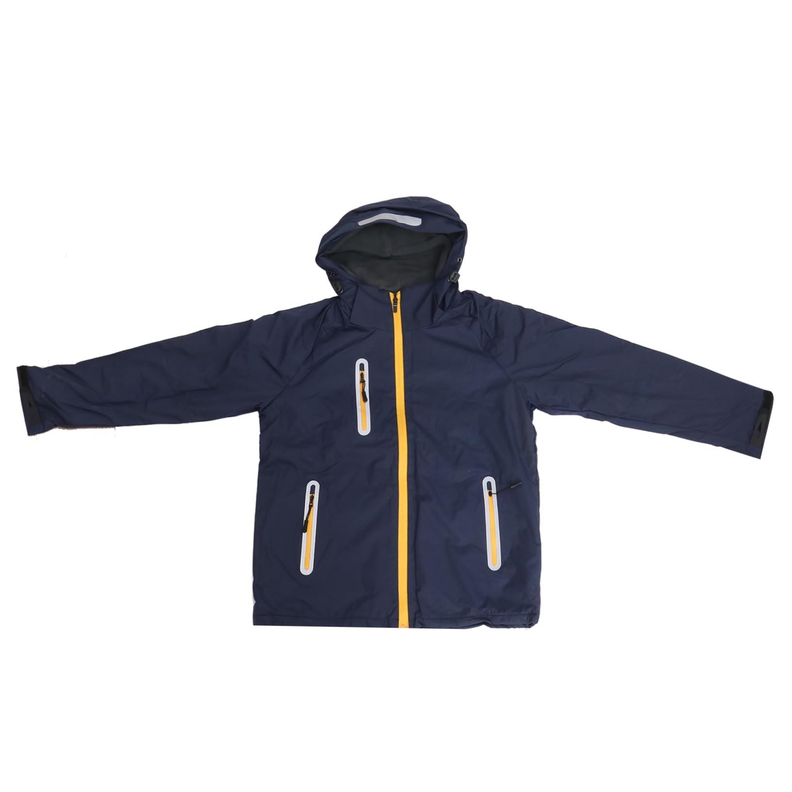 CONGARTENO Waterproof Mountaineering Suit Outdoor Coat Hooded Hiking Winter Men's Warm Fleece Windproof Jacket Comfortable Cuffs for Skiing Mountaineering Snow Games