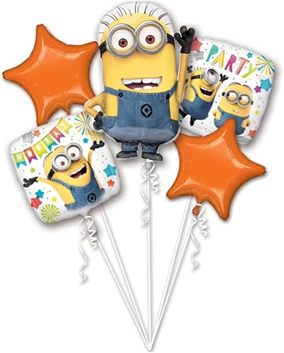 Amscan 3614901 - Juego de globos de aluminio con diseño de Minions