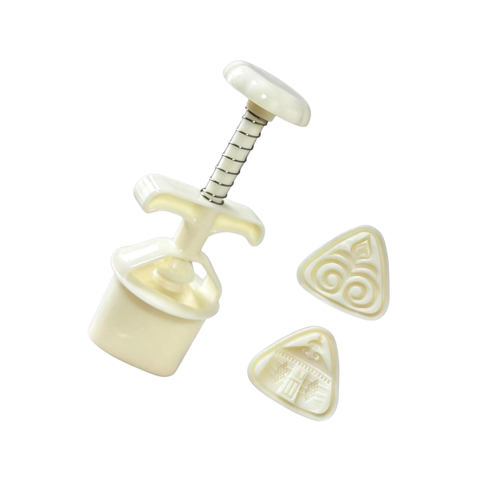 Elnwnnkc Dessert Molds 3D Dessert Pressing Tool Zongzi Shape Pastries Tool ABS Texture Suitable for Festival Baking Family Baking Accessory