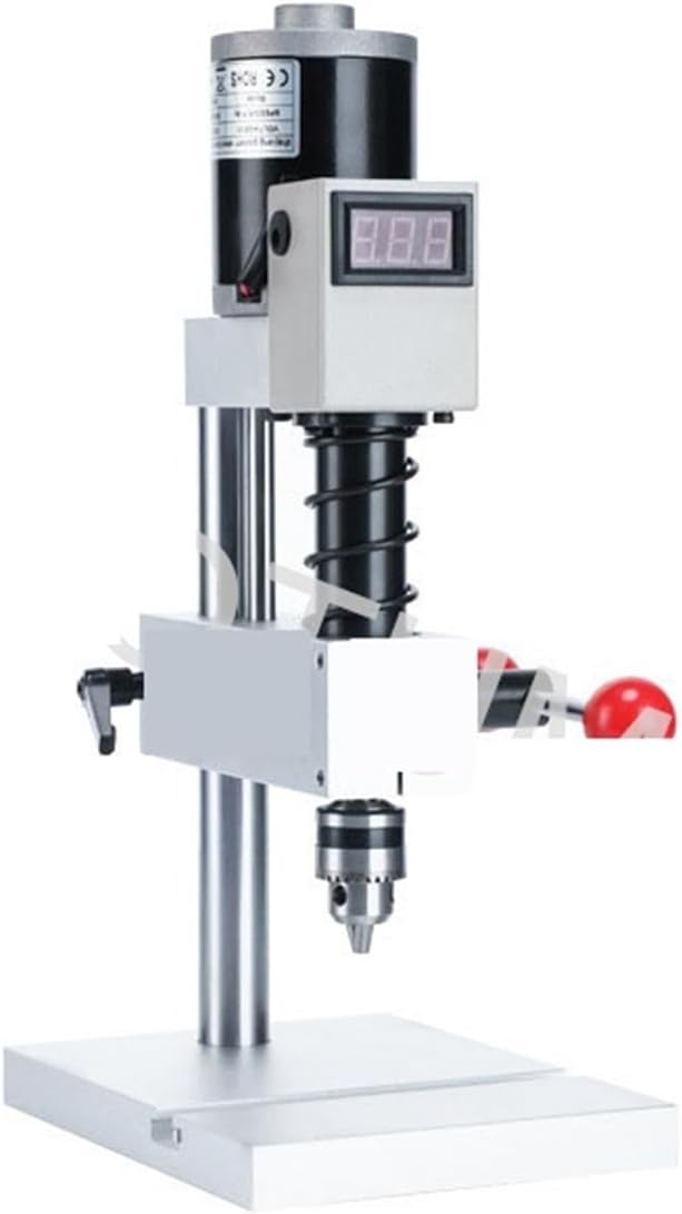 Drill Press, Household Bench Drill Tapping Machine Small DIY Wood Metal Drilling Equipment Strong Precision Mini Vertical Drilling Machine(Advanced Edition)