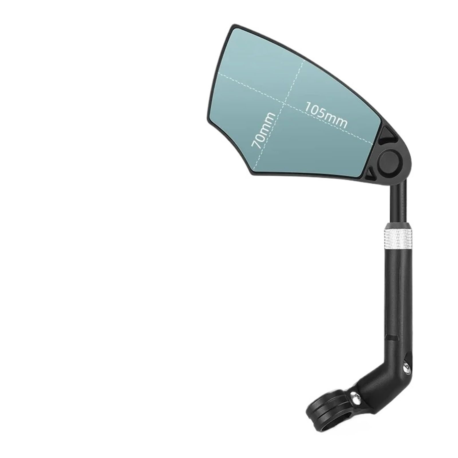 UTLODY motorcycle mirrors For Anti-Glare Bicycle Rearview Mirror Telescopic 360° Adjustable Handlebar Rear View MTB E-Bike Scooter Parts bar end mirror(1pc Left)
