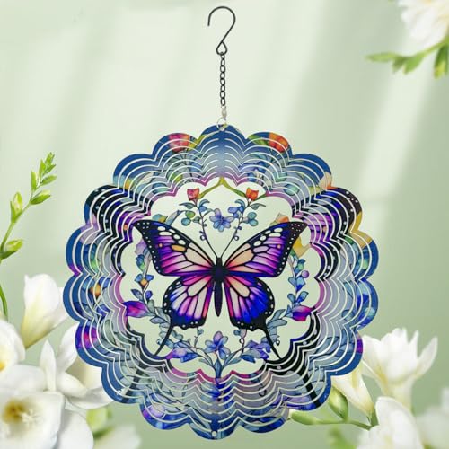 Eandisom Wind Spinners Outdoor Butterfly - Birthday Gifts for Women - image 8