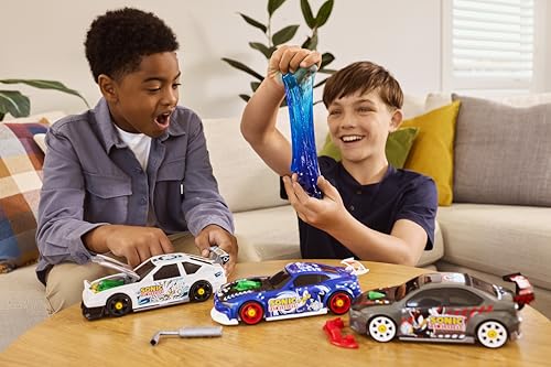 Metal Machines Speed Heroes by Zuru, arma y corre tu auto Sonic miniatura 5