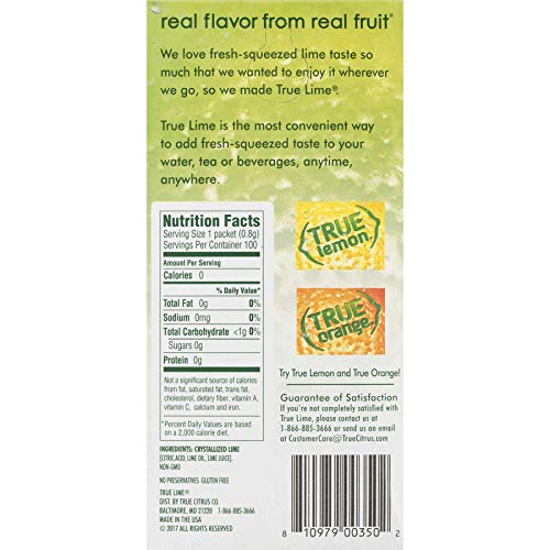True Lime Bulk Dispenser Pack, 100 Count (2.82oz)