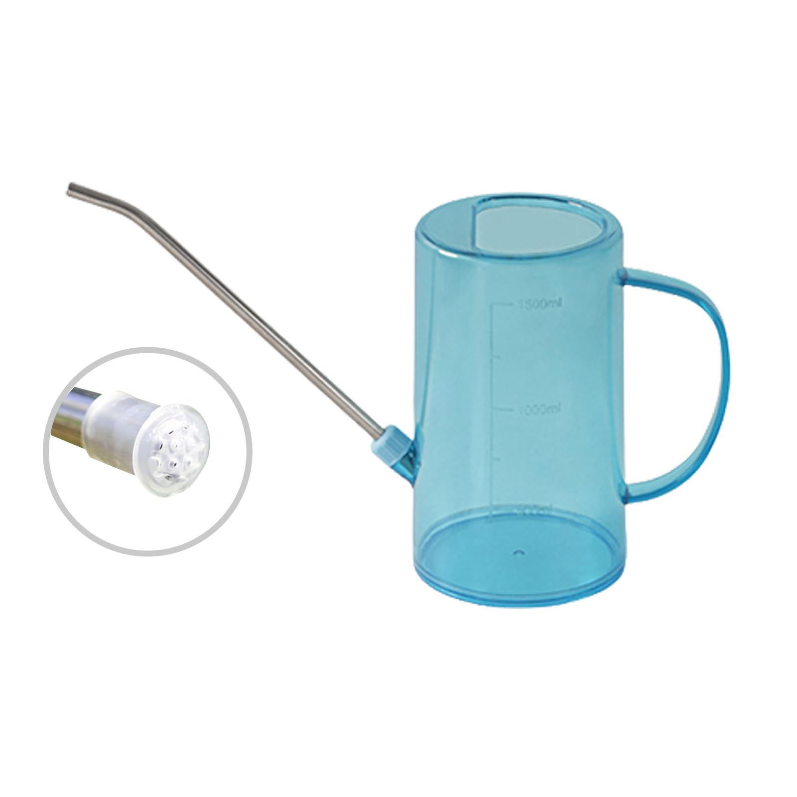 Spout Watering Can 1.5L Capacity with Comfortable Grip Handle and Easy Control Clear Designs Gardening Accessories Long Spout Watering Pots