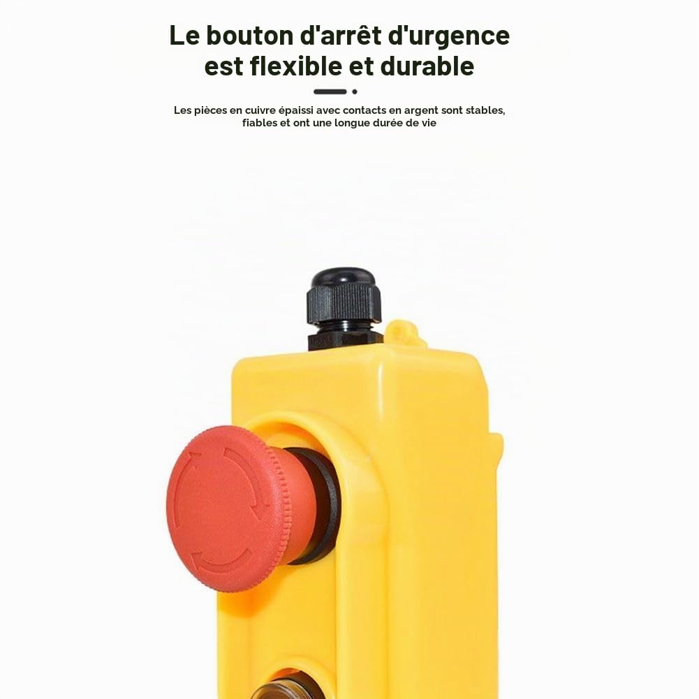 Interrupteur de Levage et Hissage Interrupteur de Levage Électrique 2,2 KW Contrôle Électrique Contrôle Électrique 220V