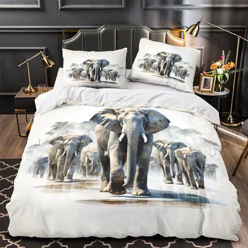Housse de couette fermeture éclair king size pour simplifier le lit 220x240 - 4