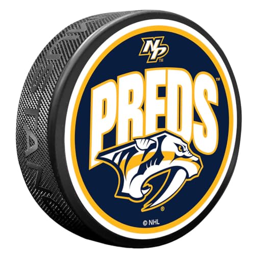 Sports Decor Nashville Predators Puck | Wordmark