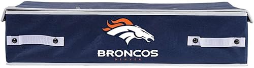 Franklin Sports NFL - Contenedores de almacenamiento para debajo de la cama, contenedores organizadores plegables, decoración de oficina del equipo