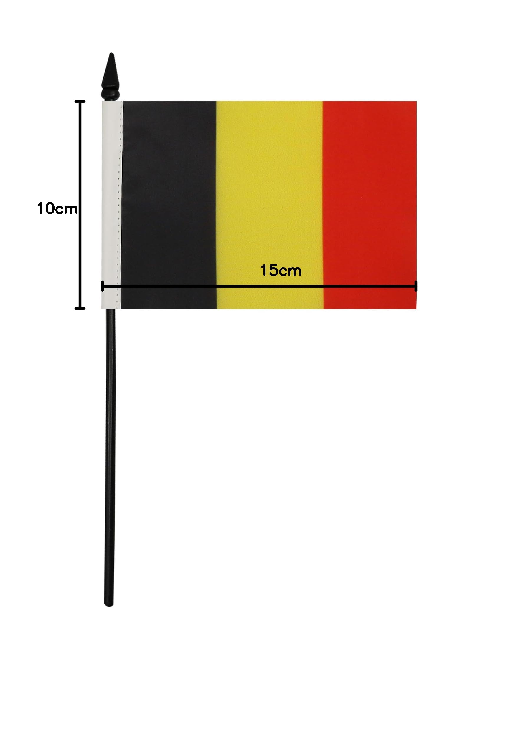 Drapeau de Table Belgique en Polyester 100D, 15cm x 10cm