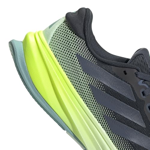 Image of adidas Womens Supernova Rise 2 Running Sneakers Shoes - Black, Green - Size 8 M