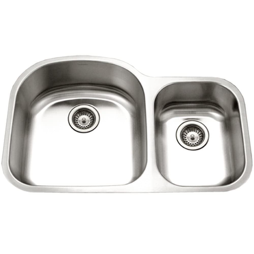 Évier de cuisine double cuve Houzer pour simplifier la vaisselle et la préparation