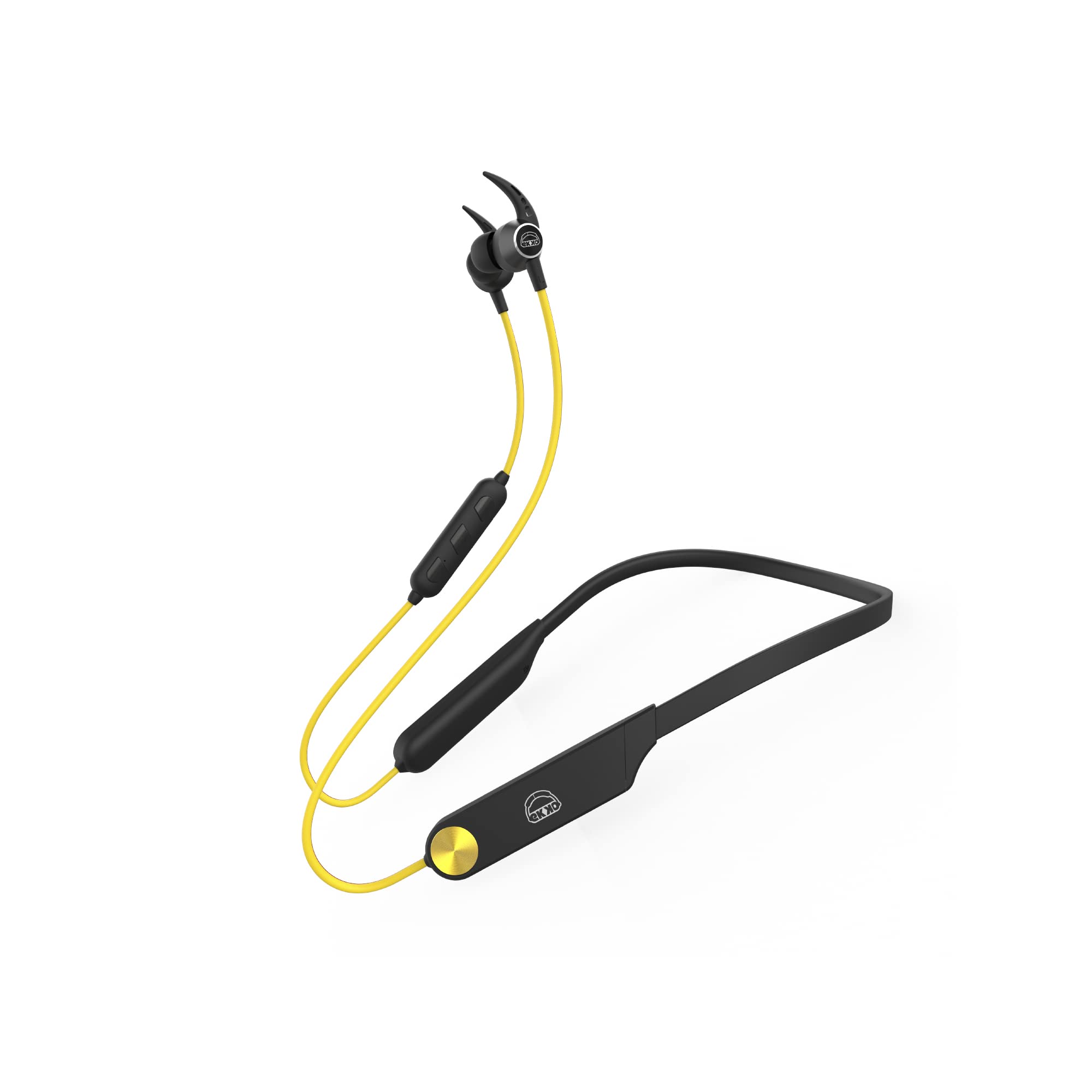 Ekko Unplug N06 in-Ear Bluetooth Neckband with ENC Call Noise Cancellation, Low Latency of 40 Milli Seconds, Playback time Upto 150H, Max Bass, Support Gaming, Siri & Google Assistant (Yellow)-image-13