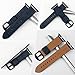 REZERO Smartwatch Bands, Compatible with Apple Watch Bands, Genuine Leather Sport Bands, Watch Bands Replacement Compatible with iWatch SE 38 40 42 44mm for Men, Women