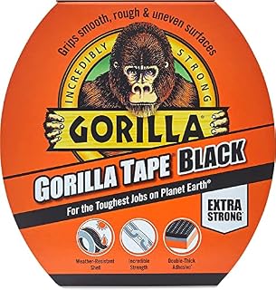Gorilla Tape Black 11m