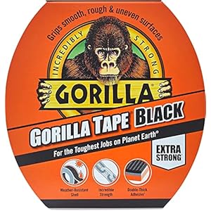 Gorilla Tape Black 11m