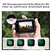K&F CONCEPT ND Filter Set Kompatibel mit GoPro Hero 13 Black, 4 Pack ND4 ND8 ND16 ND32 Neutral Density Light Reduction Filter für Go Pro Hero 12/11/10/9 Black, Graufilter HD Optical Glass