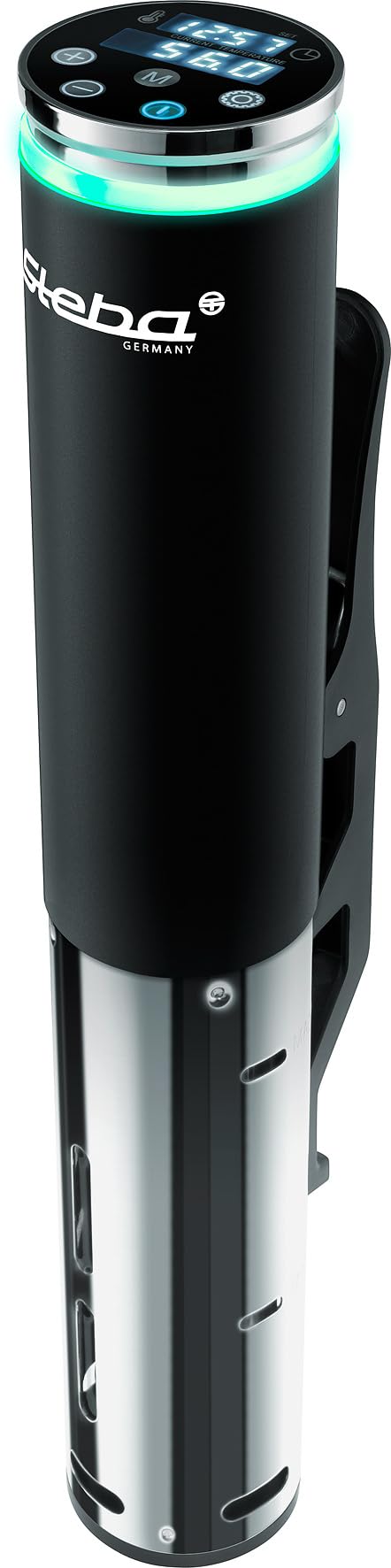 Steba cocina sous-vide con 4 programas automáticos, uso móvil para todos los hornos a partir de 15 cm, fácil limpieza. SV 60.