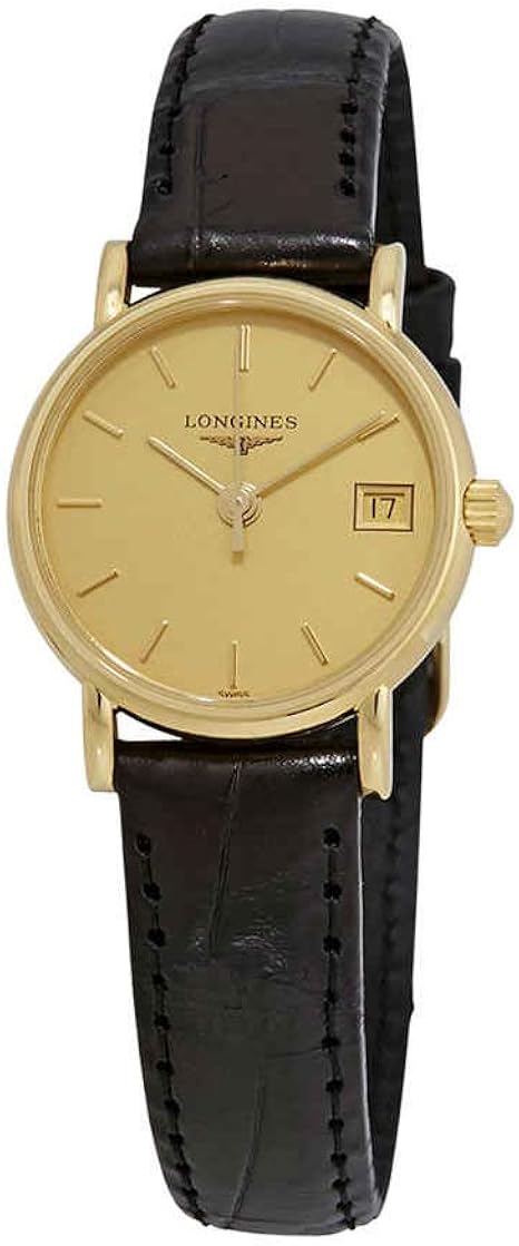 Longines Presence Champagne Quadrante Orologio da donna L7.490.6.32.0 :  Amazon.it: Orologi