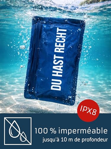 Noaks Bags Lot de 5 sacs à fermeture éclair étanches et anti-odeurs (IPX8) avec champ d'inscription, sac sec, accessoires Weed, porte-documents et organiseur de sac à dos – Édition spéciale Activist – vue 4