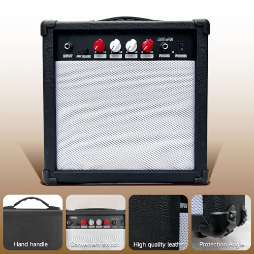 Amplificateur portable guitare électrique 20 W sans ronflement - 3