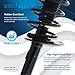 Detroit Axle - 2.0L Front Struts for 2006 2007 Ford Focus Complete 2 Struts with Coil Spring Replacement Ready Struts Shocks Assembly
