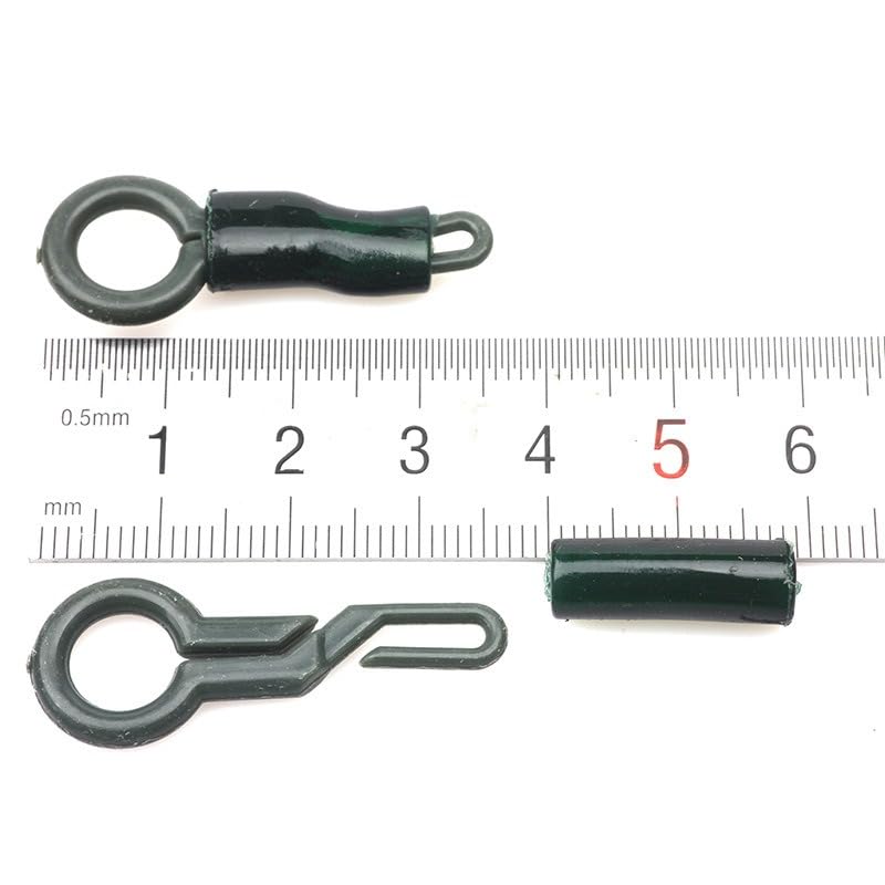 Set de 30 clips de plomo para pesca con tubo miniatura 3