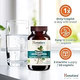 Himalaya Organic Ashwagandha (Indian Ginseng), 60 Day Supply, Herbal Supplement for Stress Relief, Energy Support, Occasional Sleeplessness, Certified Organic, Vegan, Gluten Free, 670 mg, 60 Caplets - Image 10