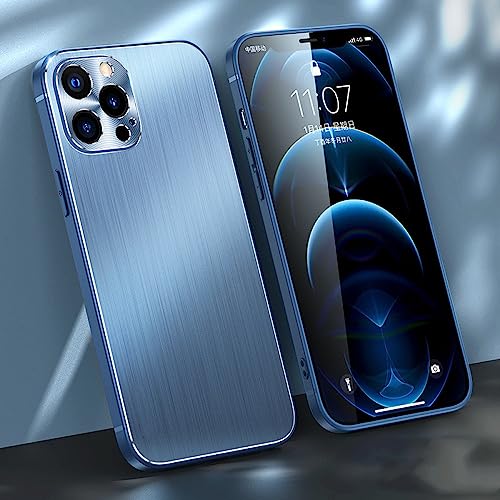Coque Xiaomi Mi 11 Lite antichoc armor en métal brossé bleu