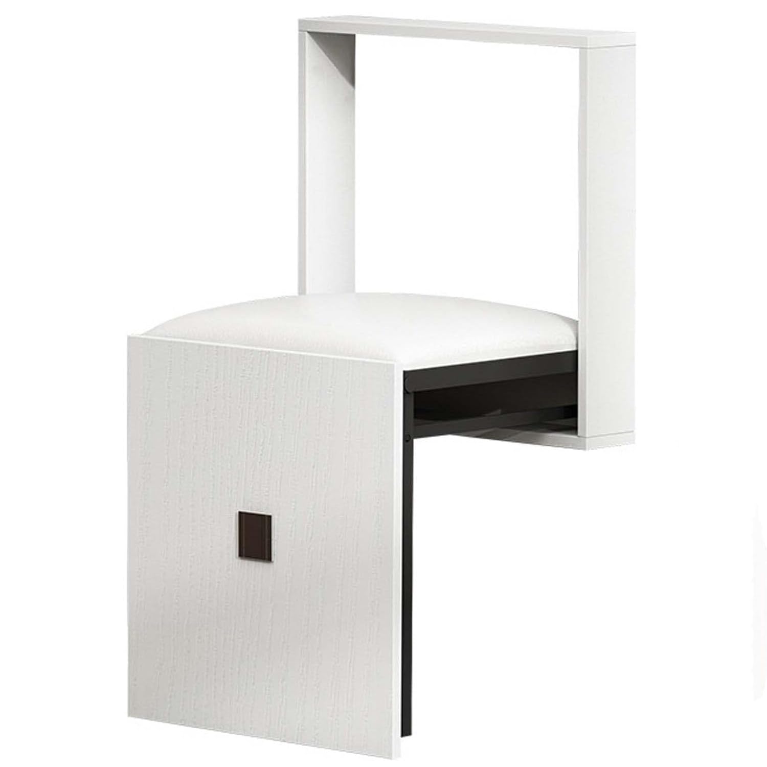 Asiento de ducha plegable de pared para ducha pequeña que ahorra espacio real