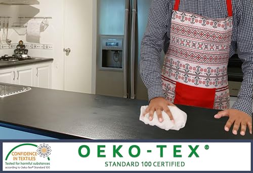 Eccellente Offerte - Asciugamani Da Cucina, 12 Pezzi, 100% Cotone, 60 X 68 Cm, Carta Da Pane, Garza Per Formaggio, Asciugamani Multiuso Da Cucina, Asciugamani Da Bar, Estremamente Assorbenti E Robusti. - 4