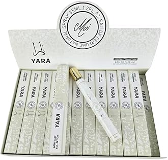 Arabic Perfume Collection 35ml Spray | Yara, Amearat, Qahwa, Khamrah, Amethyst, Sublime Long-Lasting Fragrance for Men & Women (Yara White)
