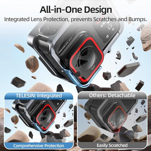 Soporte de tripode Insta360 Ace Pro con marco de aluminio horizontal vertical de metal 2
