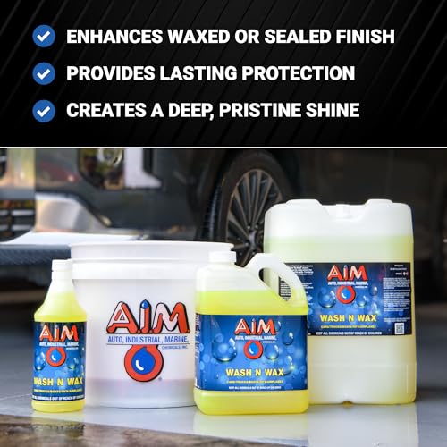 AIM Chemicals Wash N Wax Jabón para Autos pH Neutro miniatura 6
