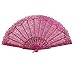 Produktbild Lazzboy Beste Chinesische Art Tanz Hochzeitsfest Spitze Silk Faltender Handblumen Fan Faltbhandfächer Aus Fächer Spanische Viktorianischen Hand Für Hochzeitsfeier(D)
