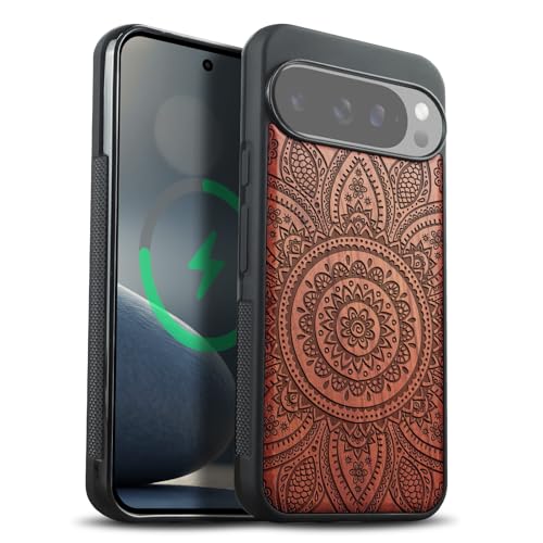 Coque Google Pixel 10 Pro bois magnétique Magsafe antichoc étui rigide Carveit