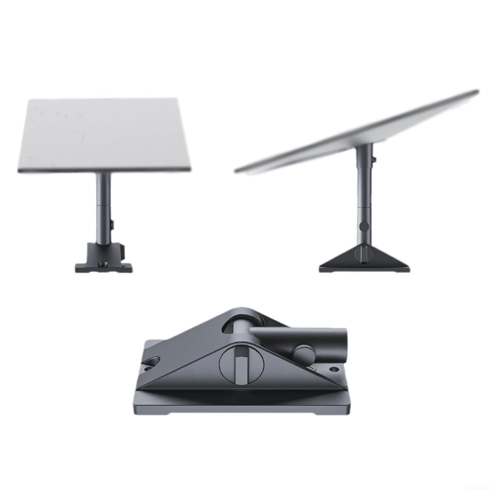 Staffa per pannello solare, kit di montaggio regolabile in lega di alluminio per sistemi energetici alternativi per giardino domestico con rivestimento impermeabile