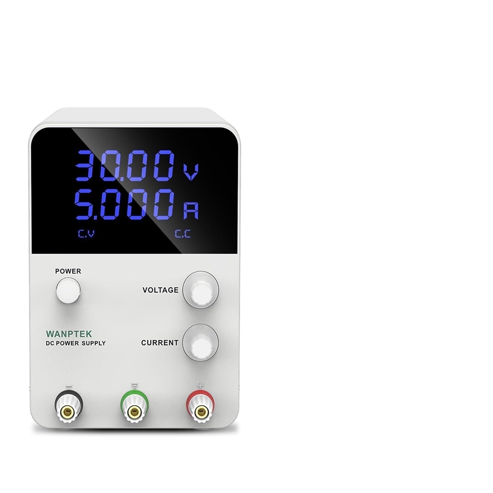 Alimentation de laboratoire cc réglable 30V 5A à commutation stabilisée 4 chiffres