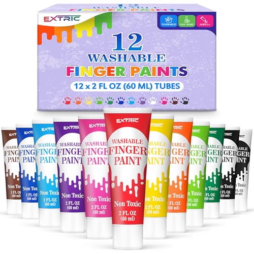 Washable Finger Paint for Toddlers...