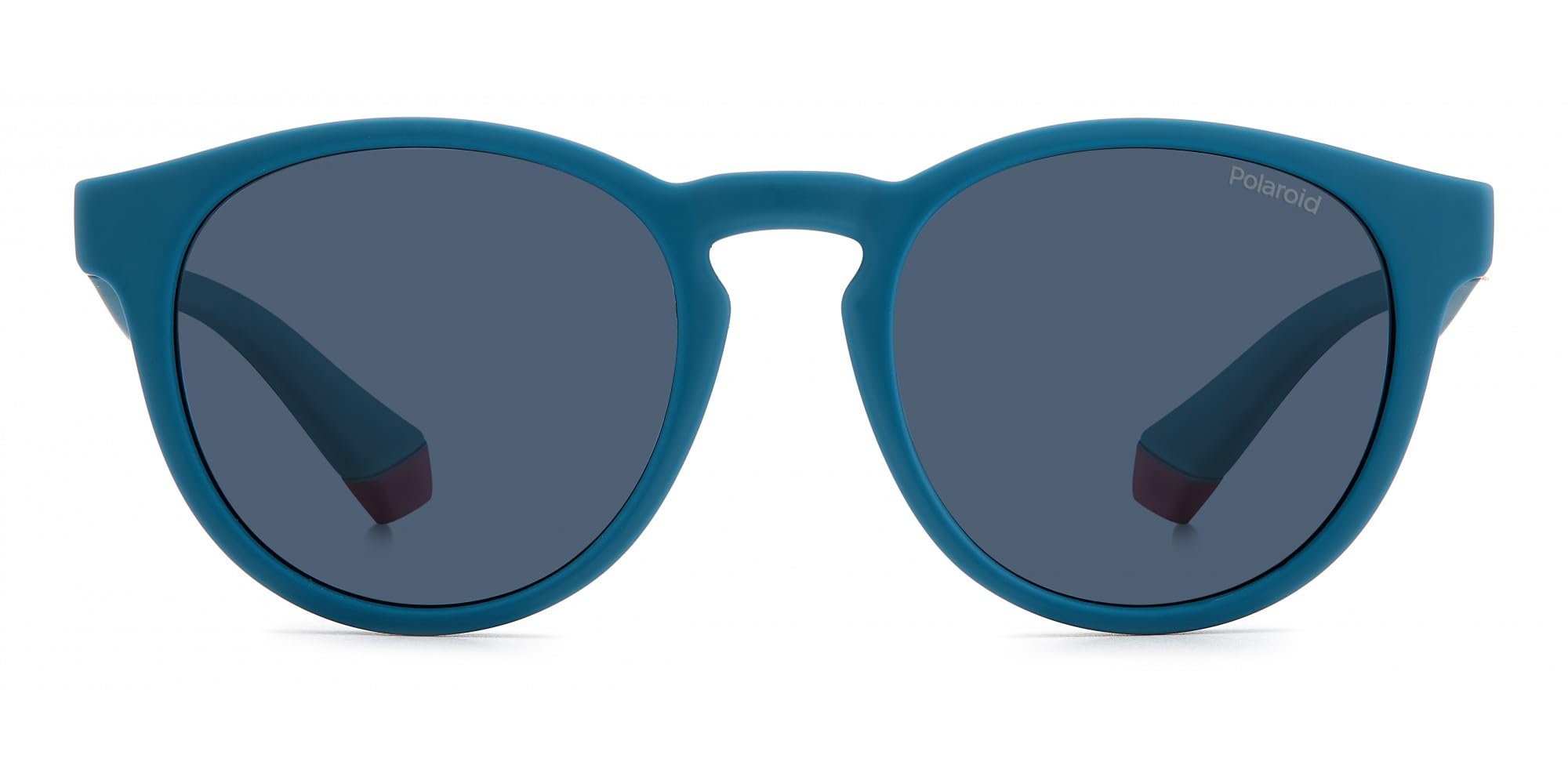 POLAROID KIDS Kinder Brille PLD 8048/S Größe 45-18 mm Teal Rot polarisiert