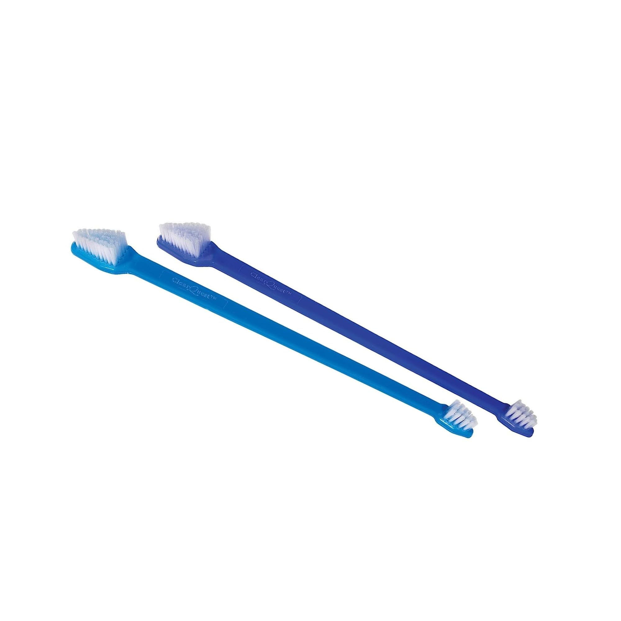 ClearQuest dual-end Pet Zahnbürsten, 9 Zoll, 50/Kanister, (Farben variieren)