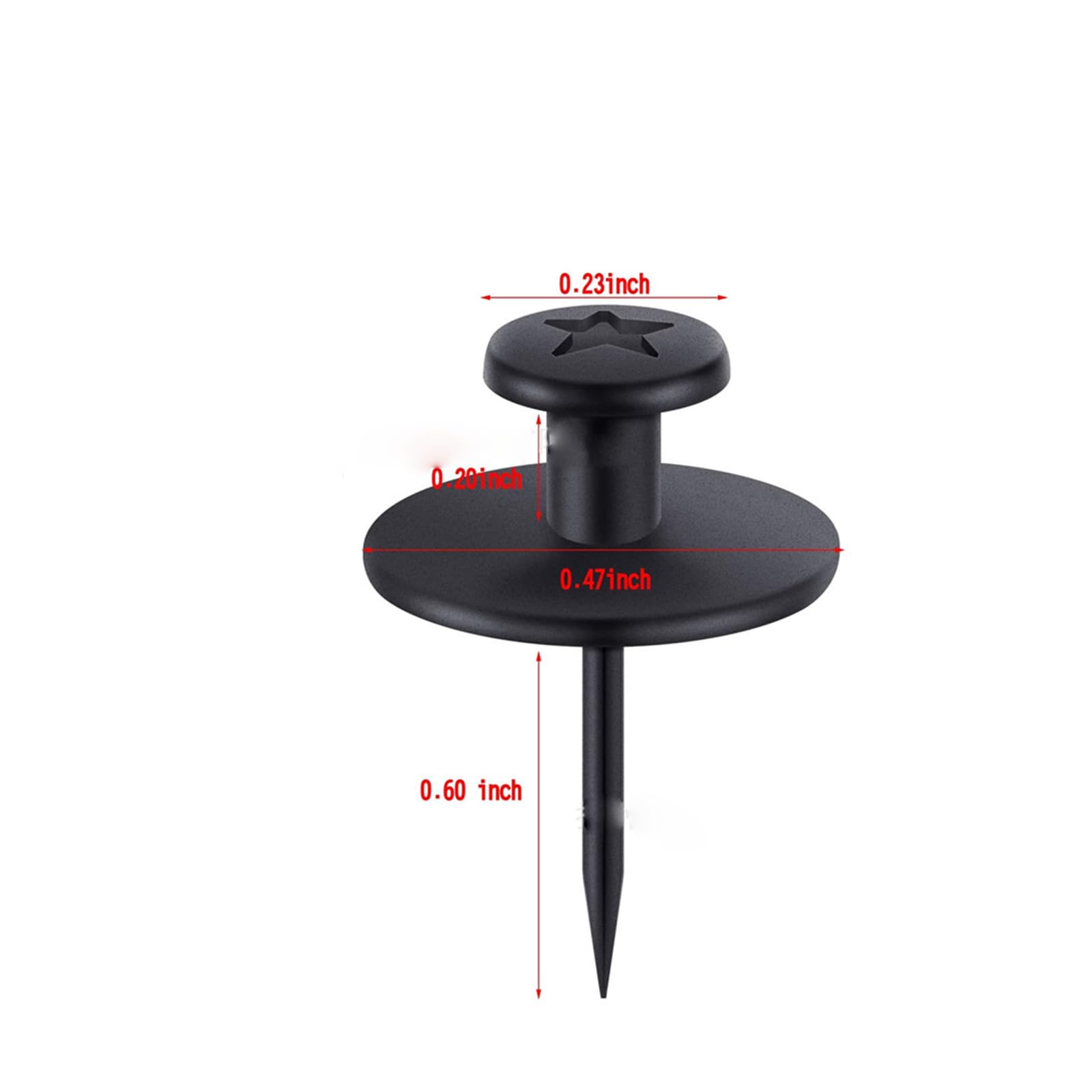 Svaitend 20 Pcs Zinc Alloy Pushpin Hook Hanger Reusable Hanging Hooks (Bronze - View #8