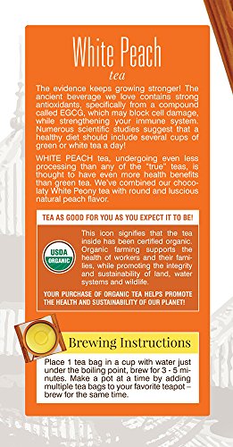 Davidson's Tea White Peach, 25 Count (Pack Of 6) #TOP1